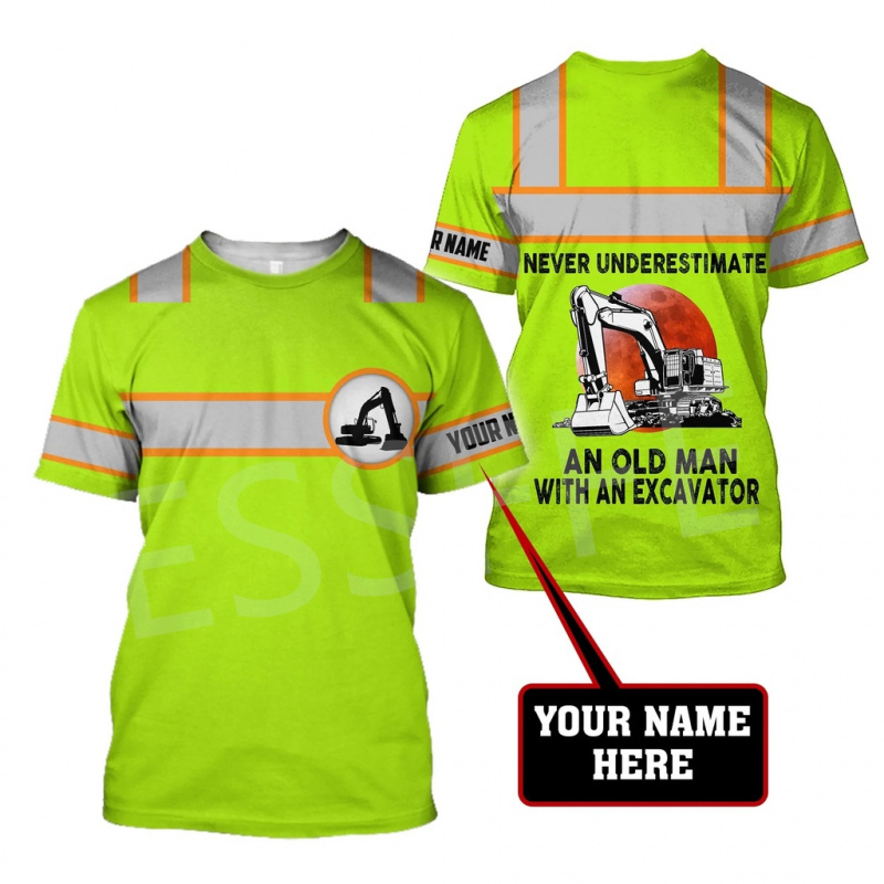 Heavy Equipment Names - 1 pieza personalizada su imagen Tessffel