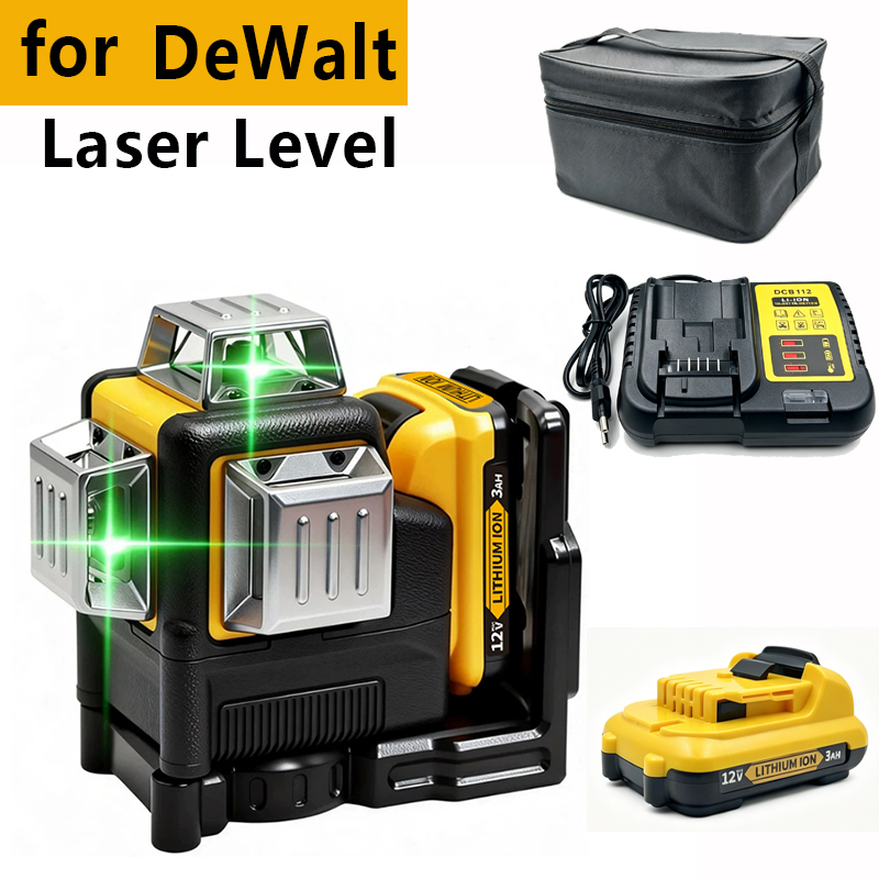 Laser Level Rotary - NUEVO Nivel Láser Verde DEWALT DW089LG