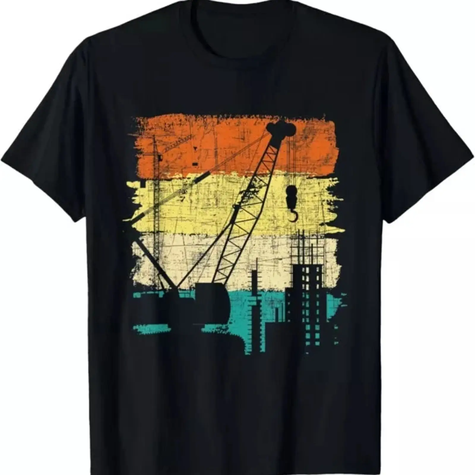 Heavy Equipment Operator - Camiseta Retro para Operador de Grúa,