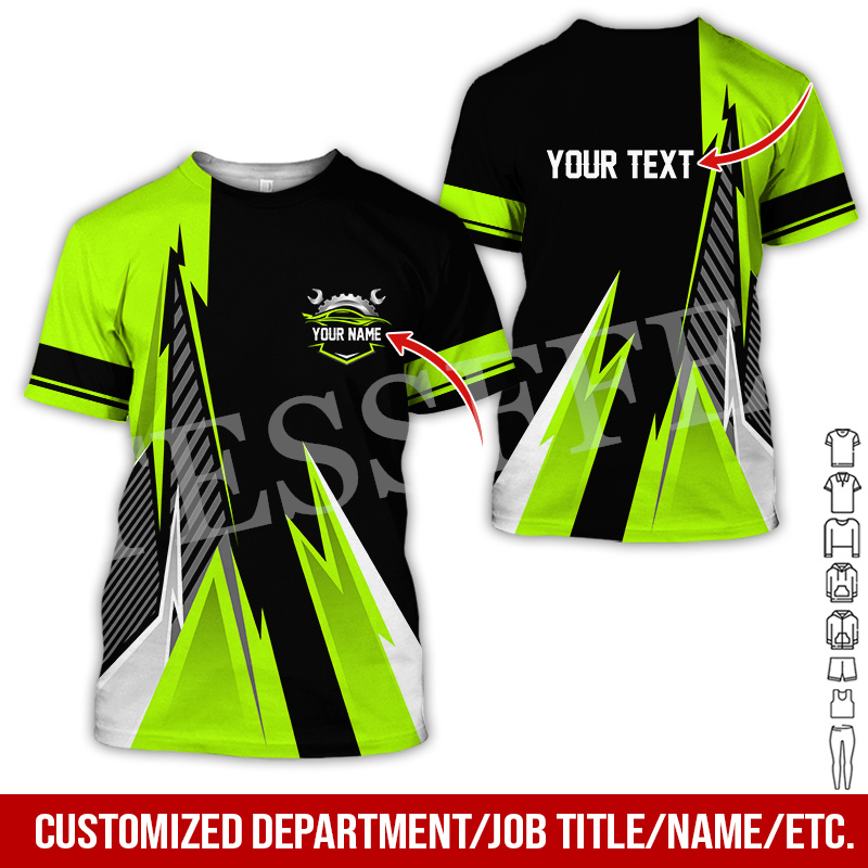 Heavy Equipment Names - Nombre personalizado Cosplay trabajador equipo pesado