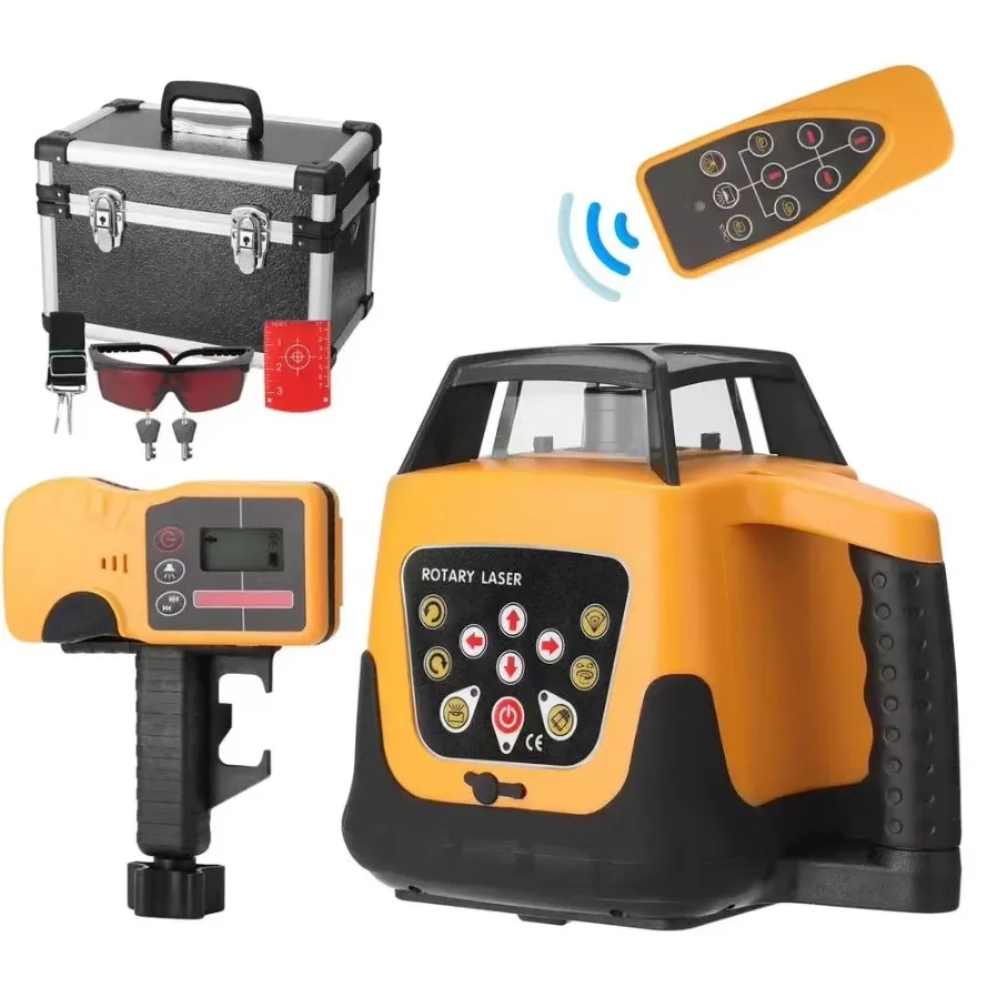 Laser Level Rotary - Nivel Láser Rotatorio Automático de 500m,
