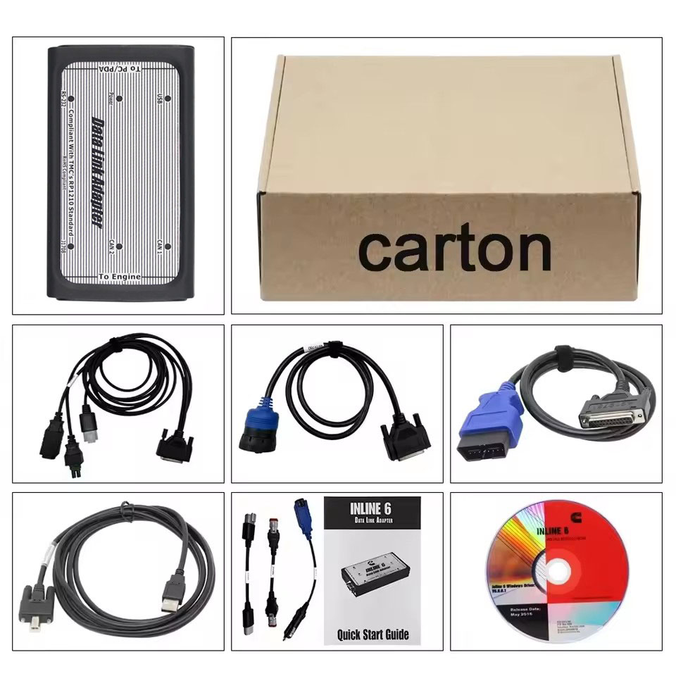 Heavy Equipment Operator - Cable de diagnóstico OBD2 para Cummins