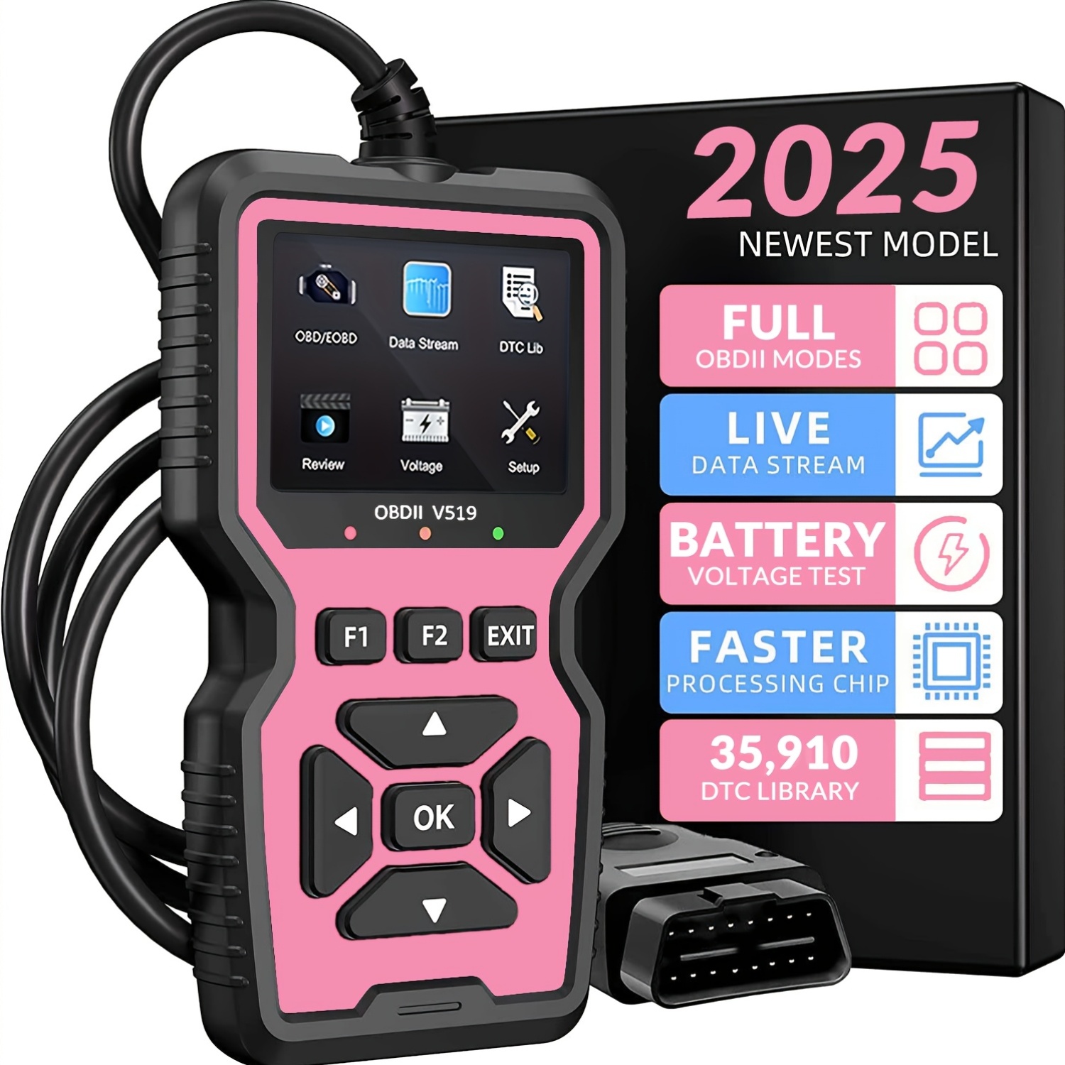 Heavy Equipment Diagnostic Software - Escáner OBD2 2025 de Última Generación,