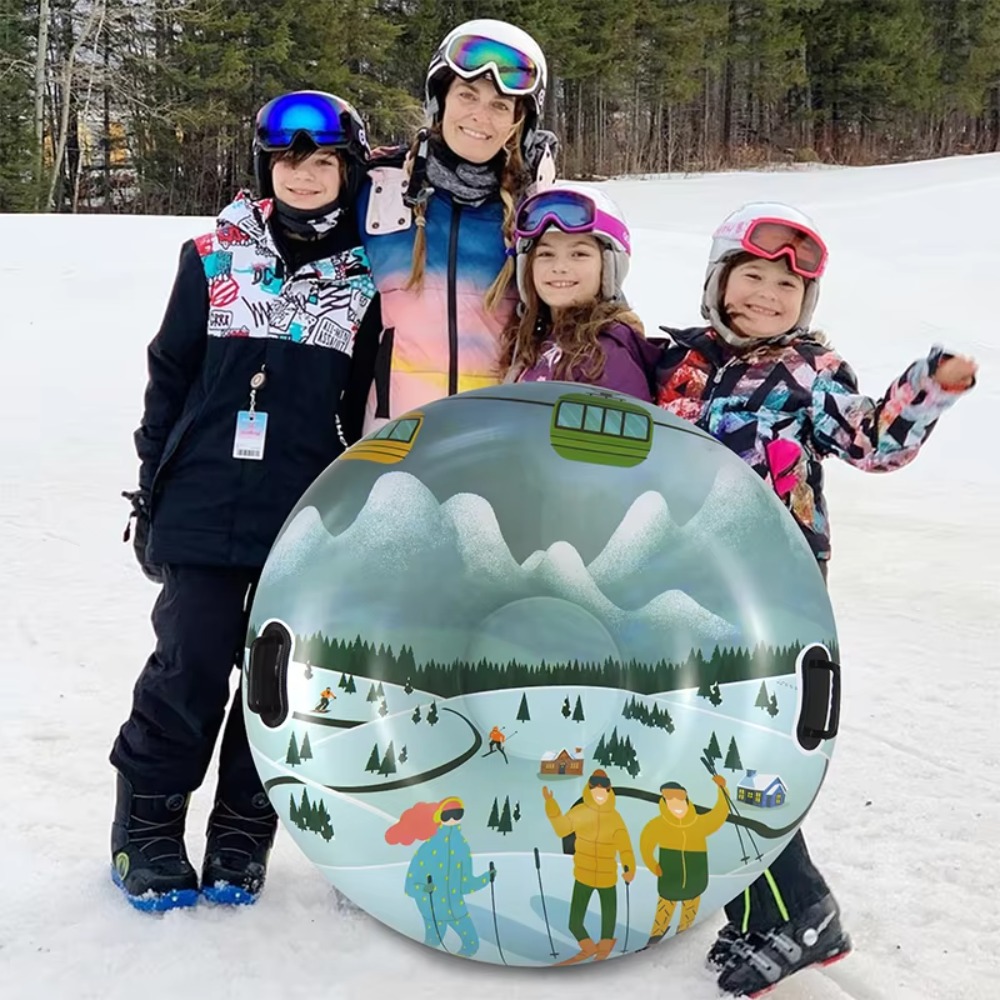 Heavy Equipment Youtube For Kids - Tubo de Nieve Inflable Resistente para