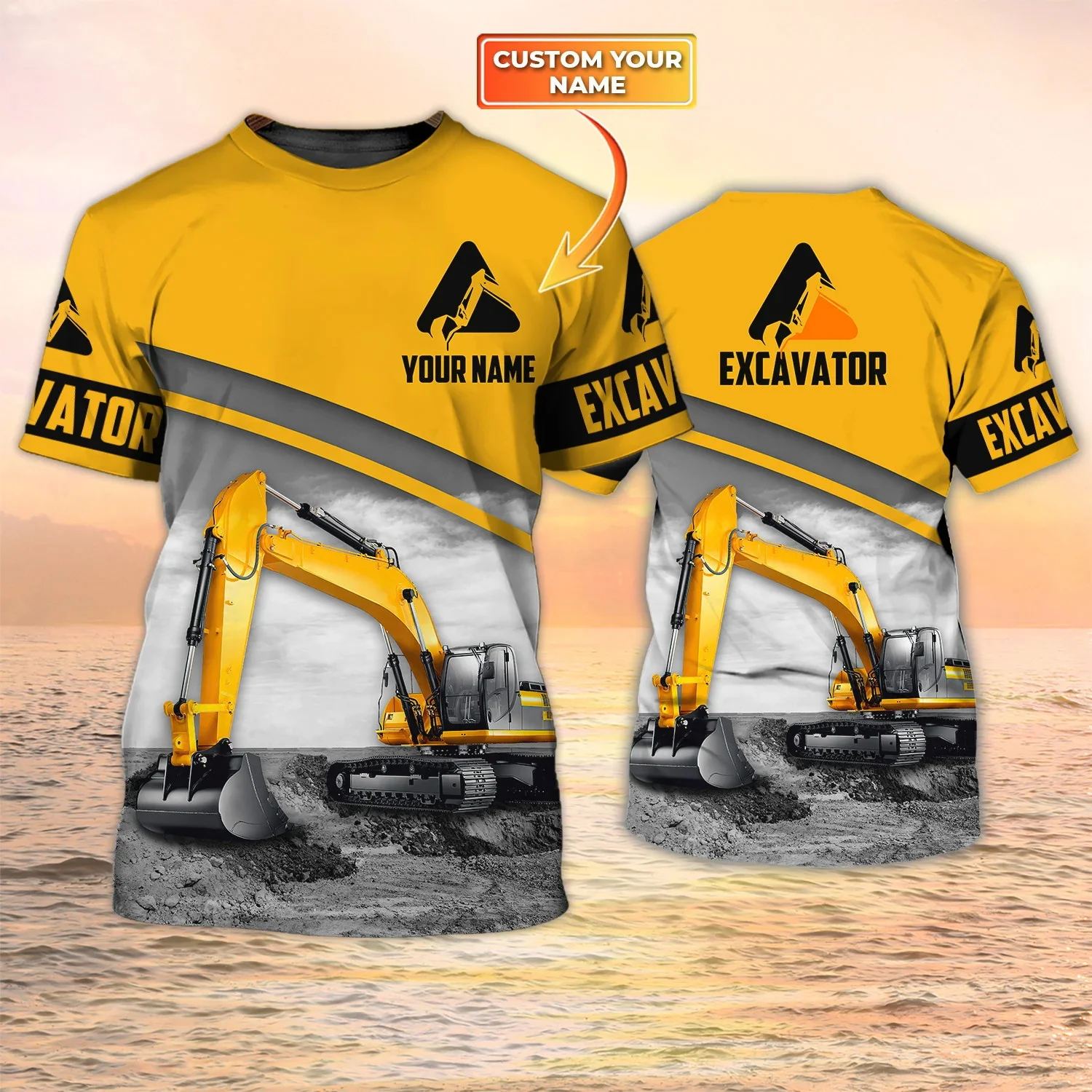 Heavy Equipment Names - Camiseta de moda de verano para
