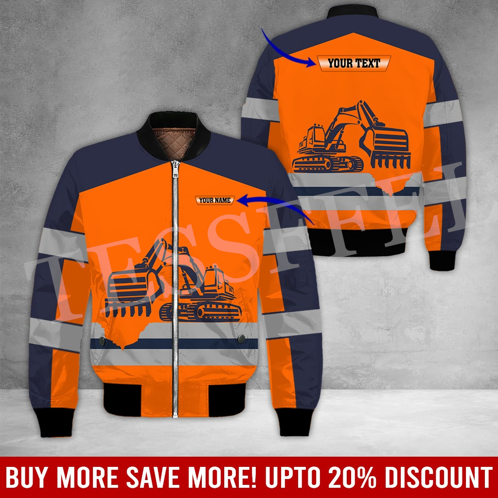 Custom Name Cosplay Worker Hea - Heavy Equipment Names reseña y precio