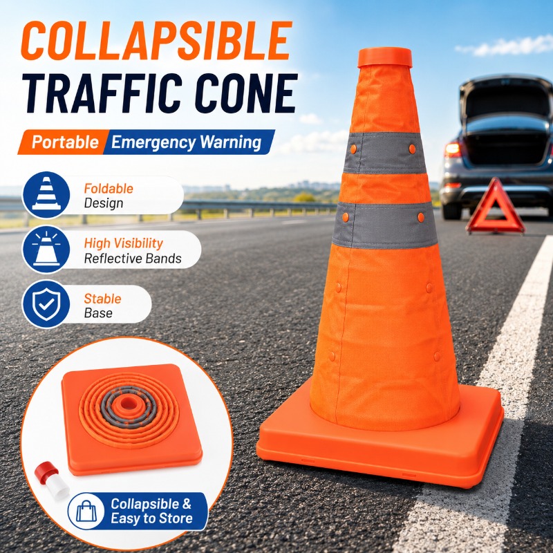 Cono de Tráfico Plegable Portá - Road Traffic Cone reseña y precio