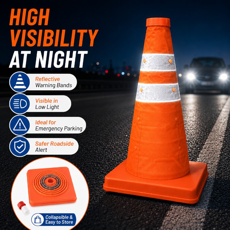 Cono de Tráfico Plegable Portá - Road Traffic Cone reseña y precio