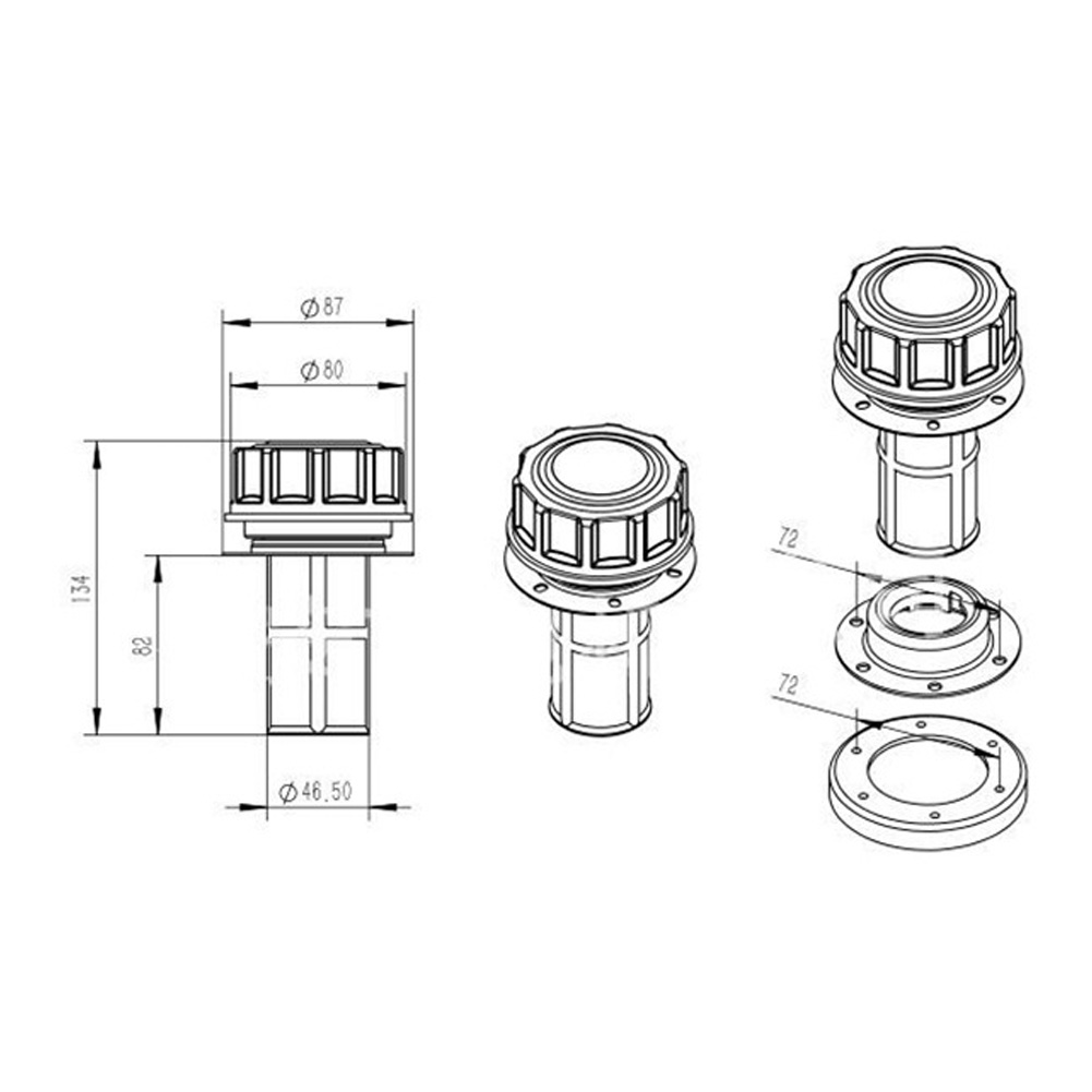 Tapa de tanque de combustible  - Heavy Equipment Freeport reseña y precio