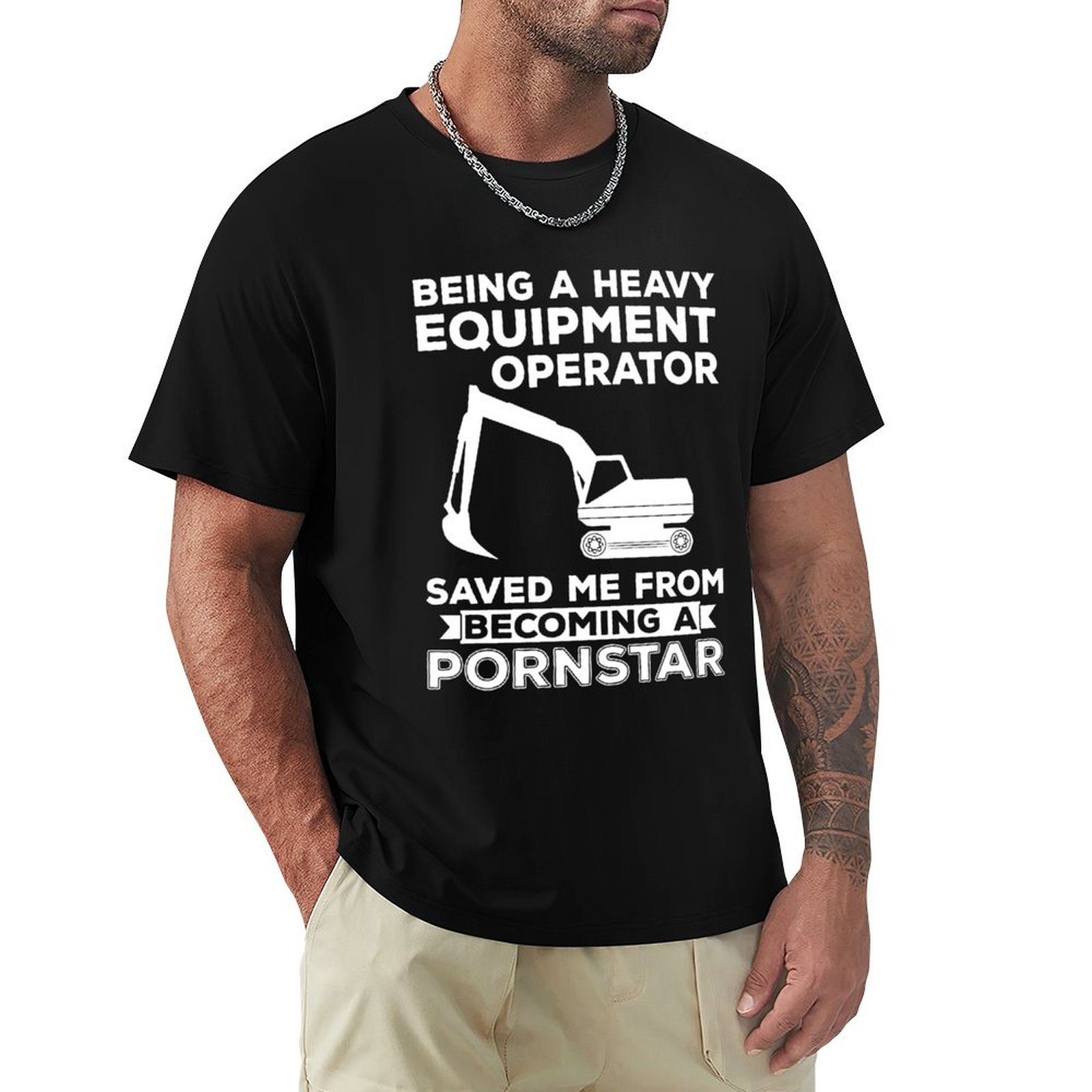 Camiseta de manga corta inform - Heavy Equipment Operator reseña y precio