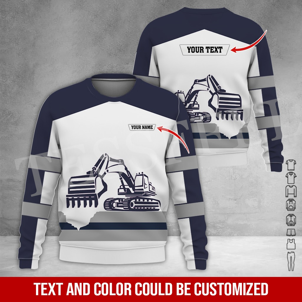 Custom Name Cosplay Worker Hea - Heavy Equipment Names reseña y precio