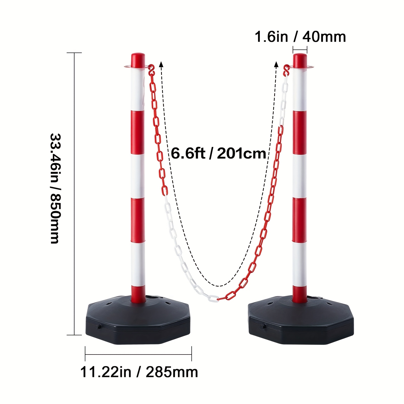 6 Conos de Señalización de Trá - Road Traffic Cone reseña y precio