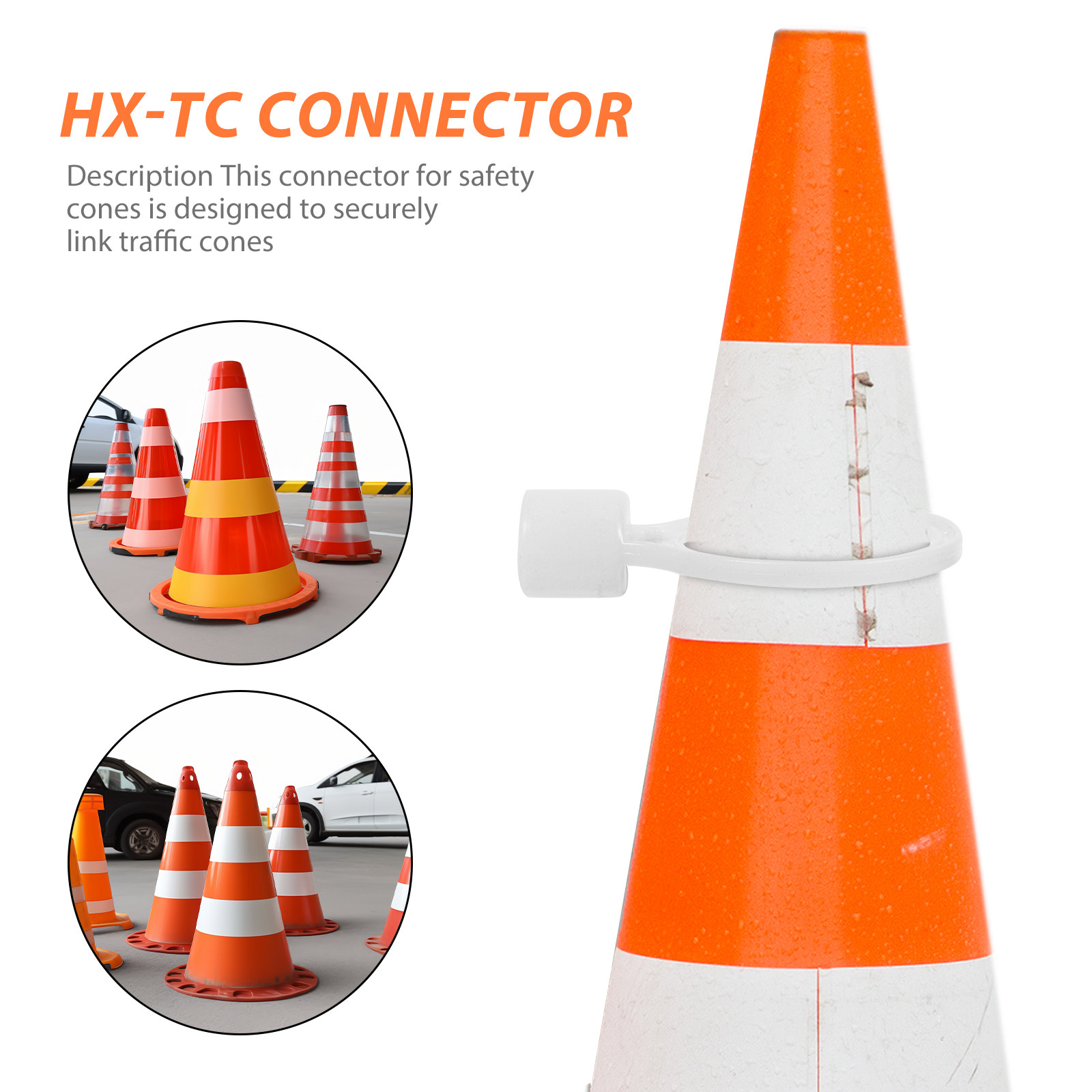 Kit de 6 Conectores Flexibles  - Road Traffic Cone reseña y precio