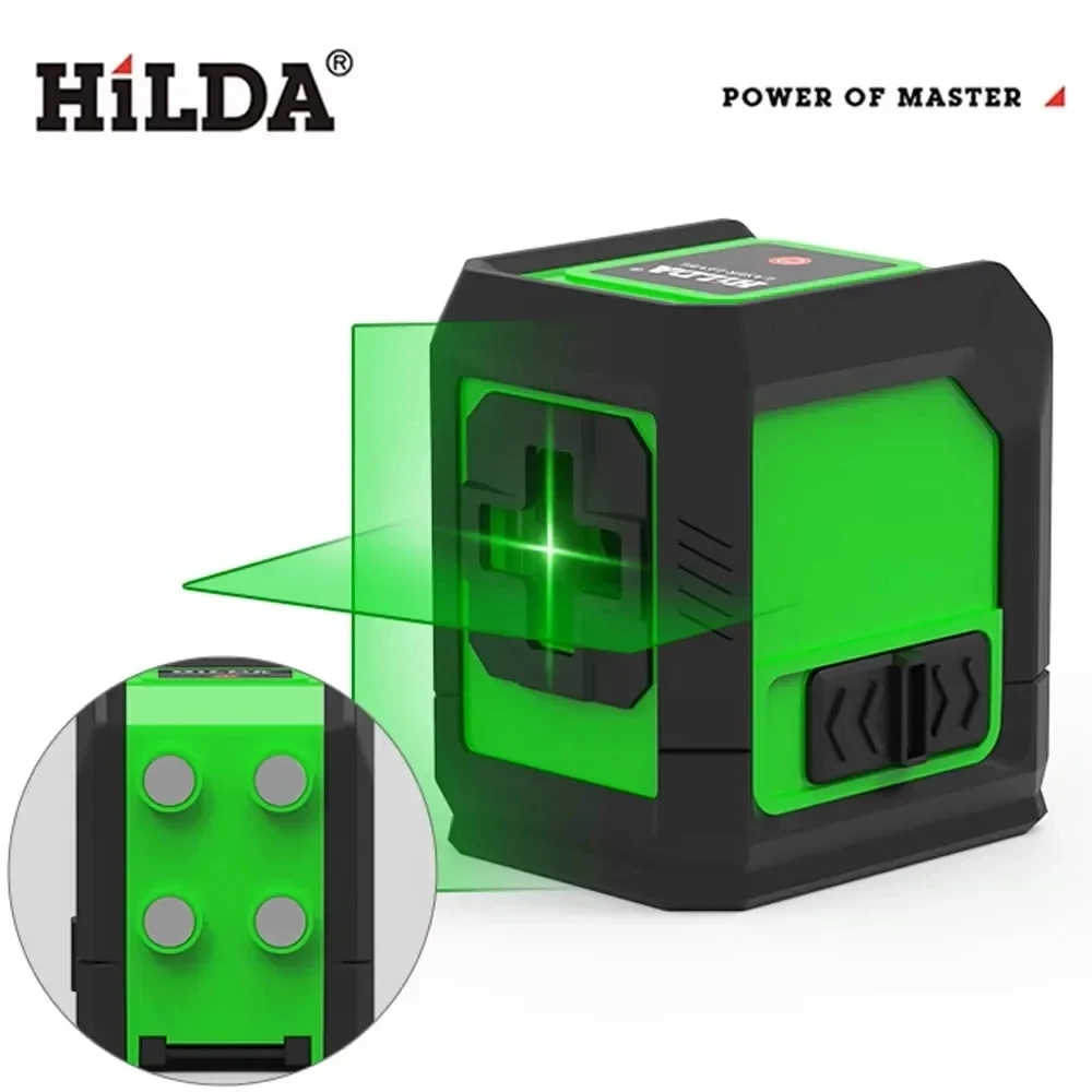 HILDA 2 líneas nivel láser haz - Laser Level Rotary reseña y precio