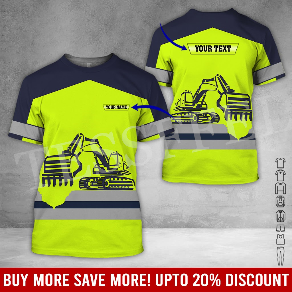 Nombre personalizado Cosplay t - Heavy Equipment Names reseña y precio