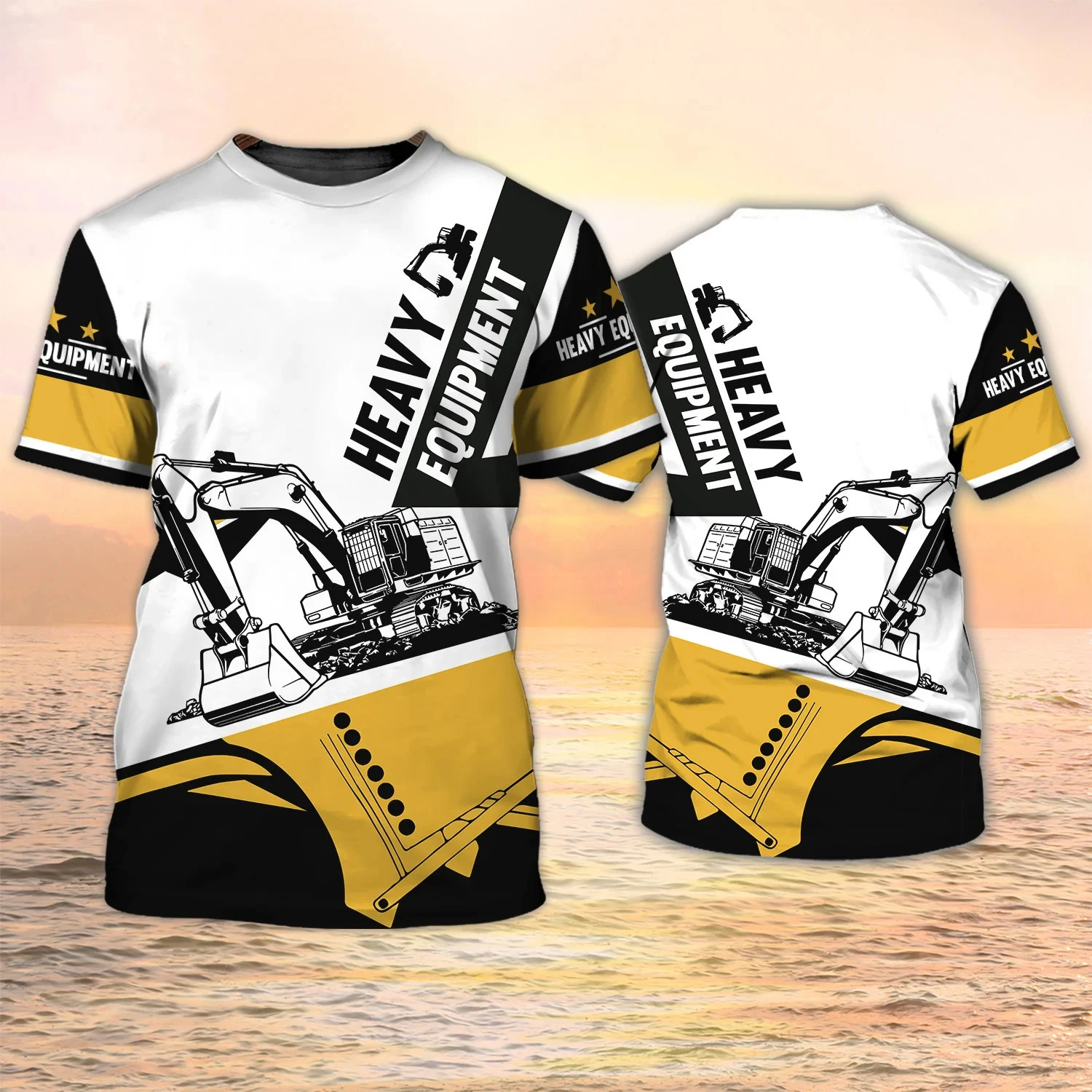 Camisetas de Excavadora con Es - Heavy Equipment Operator reseña y precio