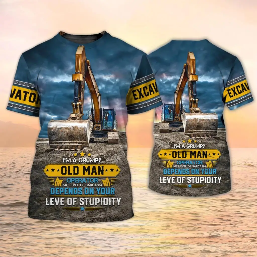Camisetas de Excavadora con Es - Heavy Equipment Operator reseña y precio