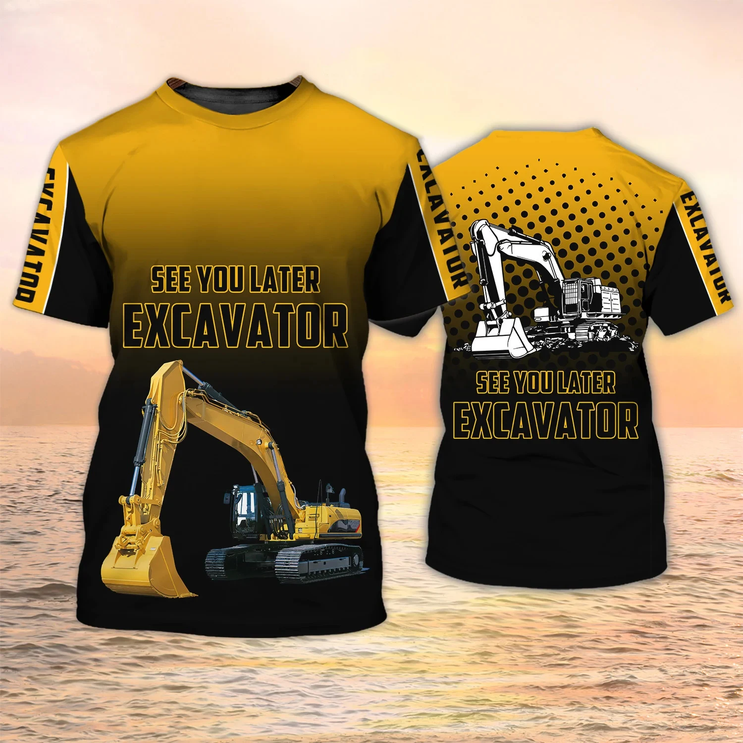 Camisetas de Excavadora con Es - Heavy Equipment Operator reseña y precio