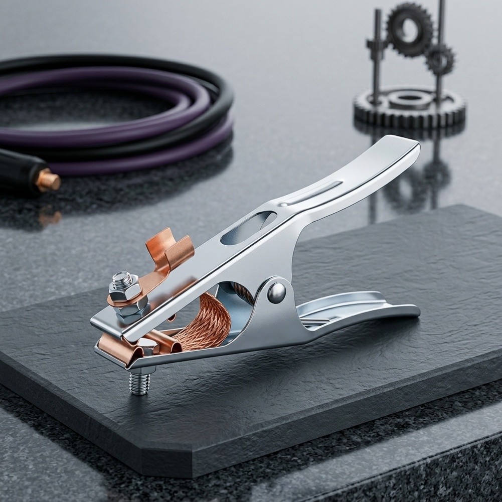 Abrazadera de tierra de cobre  - Welding Heavy Equipment reseña y precio